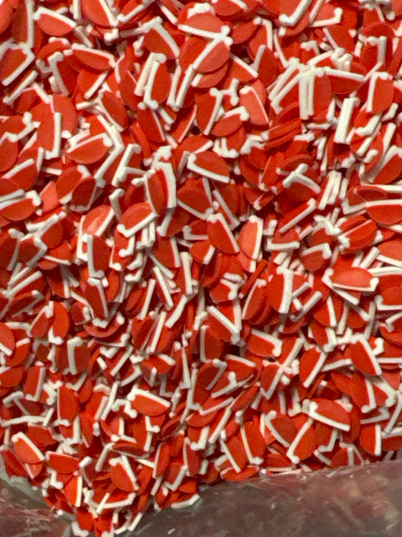 Santa Hats Clay pieces