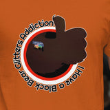 I Have a Black Bear Glitters Addiction Unisex t-shirt