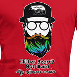 Glitter Beard Not Weird My Woman's a Crafter Short-Sleeve Unisex T-Shirt