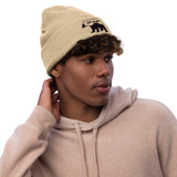 Ribbed knit beanie