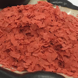 Peachy Red Paint Flakes