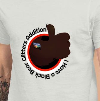 I'm a Black Bear Glitters Addict Short-Sleeve Unisex T-Shirt