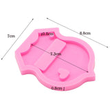Police Badge Keychain/Pendant Silicone Mold