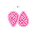 Fish Scale Teardrop Earrings Silicone Mold