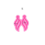 Two Spiral Tassel Earrings Earrings Silicone Mold