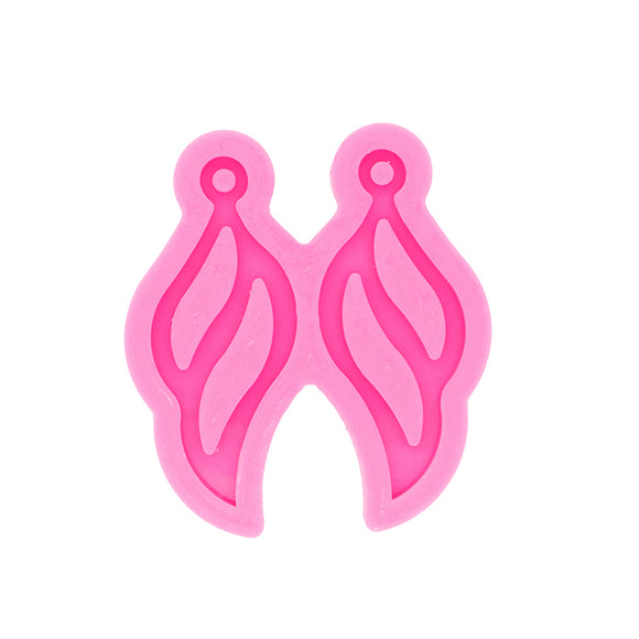 Two Spiral Tassel Earrings Earrings Silicone Mold