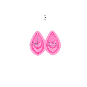 Leaf Shaped Earrings Silicone Mold