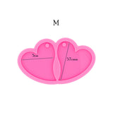 Heart Shaped Earrings Silicone Mold