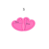 Heart Shaped Earrings Silicone Mold
