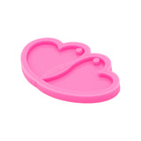 Heart Shaped Earrings Silicone Mold
