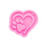Heart and Paw Keychain/Pendant Silicone Mold