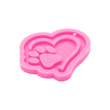 Heart and Paw Keychain/Pendant Silicone Mold