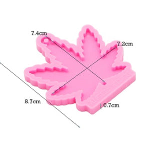 Pot Leaf Keychain/Pendant Silicone Mold