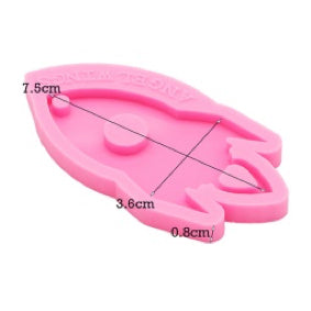 Rocket Keychain/Pendant Silicone Mold