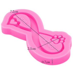 Infinity Pet Love Paw Silicone Mold
