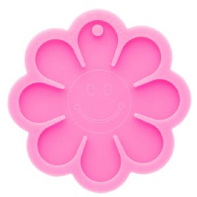Flower Smile Keychain/Pendant Silicone Mold