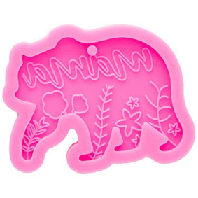 Mama Bear Keychain/Pendant Silicone Mold