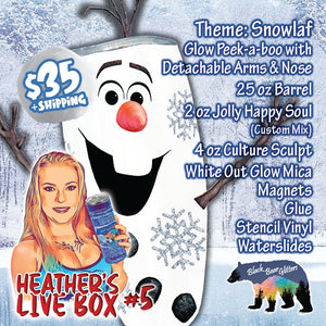 Heather's Live Box #5 - Snowlaf Glow Peek-a-boo with Detachable Arms & Nose