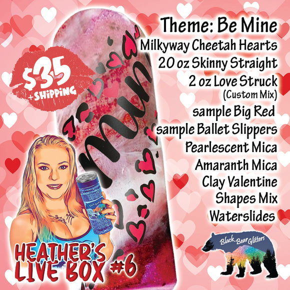 Heather's Live Box #6 - Be Mine Valentine Milkyway Cheetah Hearts