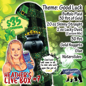 Heather's Live Box #7 - Good Luck Buffalo Plaid 3D Pot of Gold