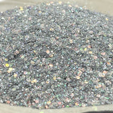 Silver Sugar Crystal Glitter Epoxy Additive